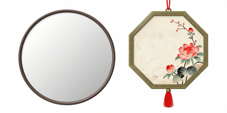 Bagua mirror vs ordinary mirror in feng shui