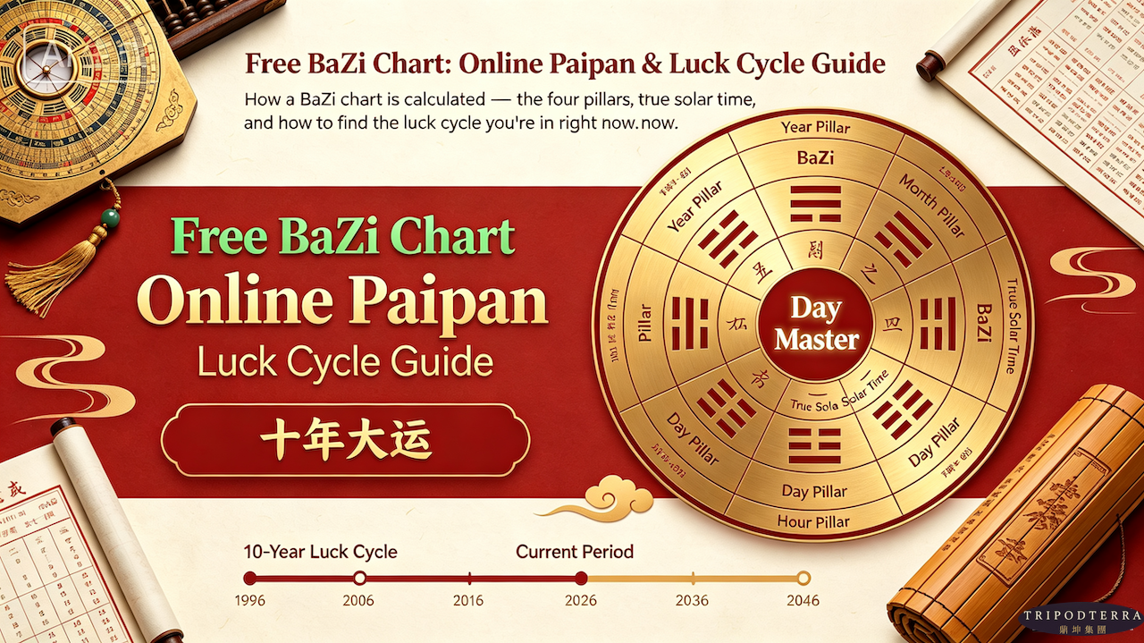 Free BaZi Chart: Online Paipan & Luck Cycle Guide